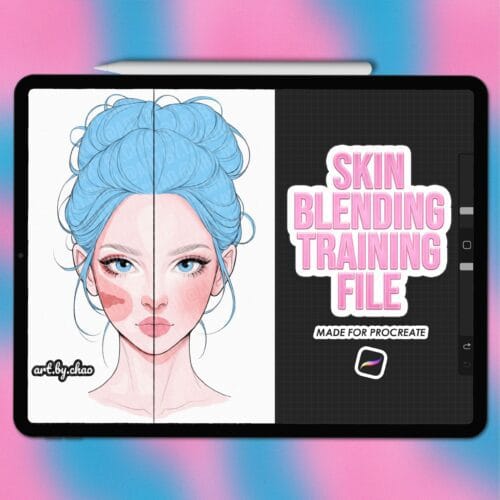 Procreate skin blending training file – Free Download