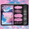 350 Procreate outline nature brushes bundle