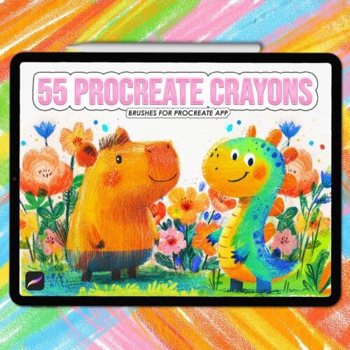Procreate crayon brushes