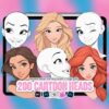 Procreate cartoon princess heads | Photoshop & Clip Studio stamps