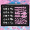 Procreate outline flower brushes