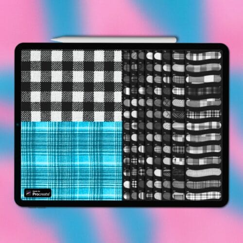 Procreate fabric brushes (set 1)