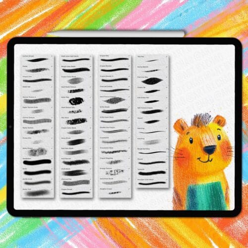 Procreate crayon brushes