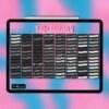 Procreate fabric brushes (set 2)