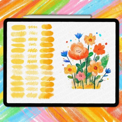Procreate crayon brushes