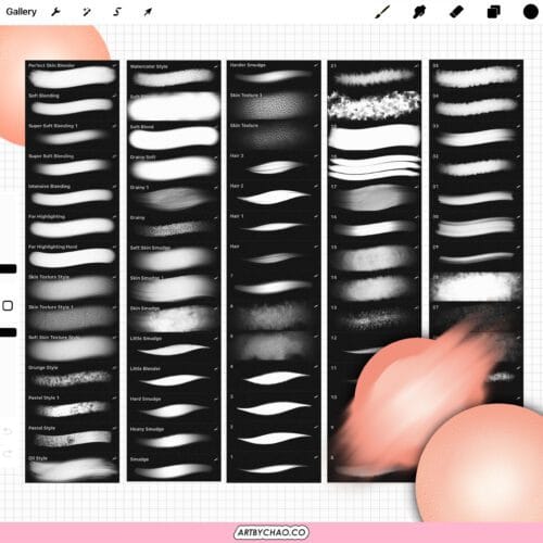 Procreate blending brushes