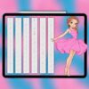 Procreate cartoon princess poses | Photoshop & Clip Studio stamps