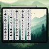 Procreate tree silhouette stamps | Photoshop & Clip Studio tree silhouette stamps