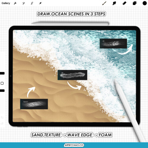 Procreate water brushes