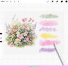 Procreate Watercolor Brushes: 200 realistic washes, splatters, textures & strokes bundle