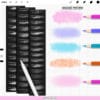 Procreate Pencil Brushes: 100 sketch, hatching, shading, color brushes