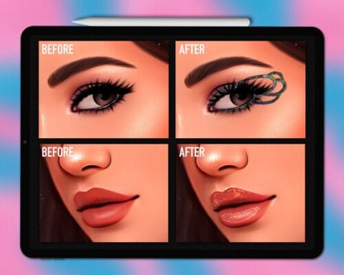Procreate makeup brushes