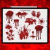 Procreate anime blood stamps