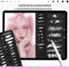Procreate Portrait Brushes: Skin, Hair, Lashes, Blending & Glow Brushes – Ultimate Bundle