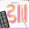 Procreate Glitter Oil Brushes – shimmer paint strokes with sparkle textures