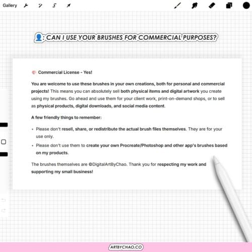 Procreate Outline Brushes: comic and manga outlines, bold sketch lines