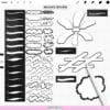 Procreate Outline Brushes: comic and manga outlines, bold sketch lines