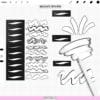 Procreate Outline Brushes: comic and manga outlines, bold sketch lines