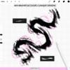 Cybersigilism Procreate Tattoo Brushes: 105 abstract line effects, ink outlines, textured strokes