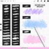 Procreate Painter Bundle: 150 watercolor, oil, pencil, crayon, pastel, chalk brushes