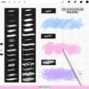 Procreate Painter Bundle: 150 watercolor, oil, pencil, crayon, pastel, chalk brushes