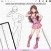 Procreate Manga Anime Poses: 100 body pose base stamps (Photoshop & CSP supported)