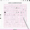 Procreate Skirt Stamps: 100 fashion illustration skirt bases (Photoshop & CSP supported)