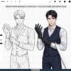 Procreate Manhwa Men: 100 korean male character stamps (Photoshop & CSP supported)