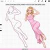 Procreate Female Poses: 100 female body figure drawing bases (Photoshop & CSP supported)