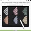 Procreate Crochet Texture Brushes: 125 crochet stitches, knit patterns and fabric overlays (Photoshop supported)