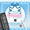 Procreate Coquette Brushes: 200 dual-color outline frames, borders and ribbons, patterns and decor