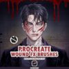 Procreate Wound Brushes: 70+ Wounds, Scars, Cuts, Blood FX