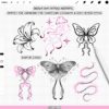 Procreate Soft Tattoo Brushes: 150 Dual-Color Liners, Pastel Pencils, Crayons and Watercolors for Tattoo Flash