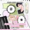 Procreate Manga Manhwa Layout Brushes: 150 Frames, Panels, Speech Balloons | Webtoon Layout Kit Procreate