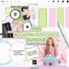 Procreate Webtoon Manhwa Layout Bundle: 250 Comic Frames, Speech Balloons, Sound FX, Panel Effects
